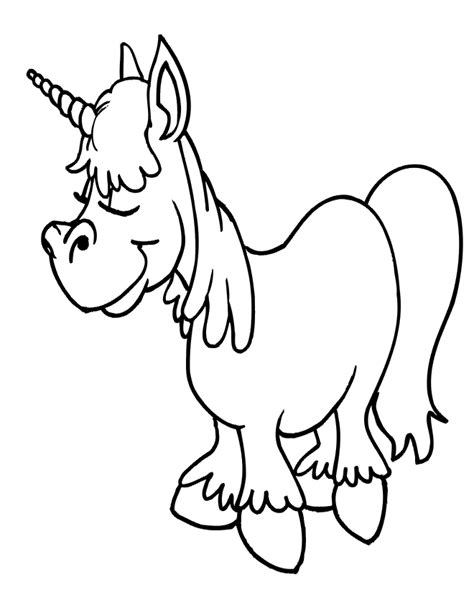 gambar unicorn coloring page cute eyes closed pages printable