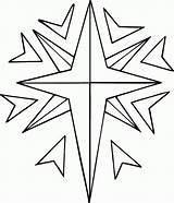 Coloring Star Christmas Pages Stars Color Printable North Shooting Kids Drawing Clipart Print Gif Estrellas Glass Stained Preschoolers Para Rainbow sketch template