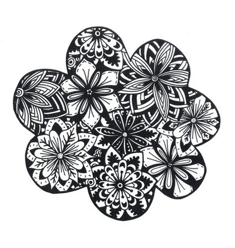 coloring page flowers  printable coloring pages img