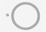 Circle Border Rope Vector Online Clip Nicepng sketch template