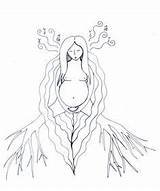Coloring Pages Pregnancy Birth Space Books Embroidery Floor Vintage sketch template