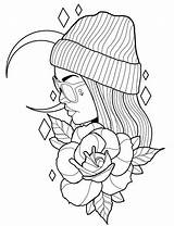 Coloring Pages Cute People Adult Cartoon Printable Carroll Color Choose Board sketch template