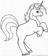 Unicorn Printable Coloring Pages Med Bookmarks Color Printablee sketch template