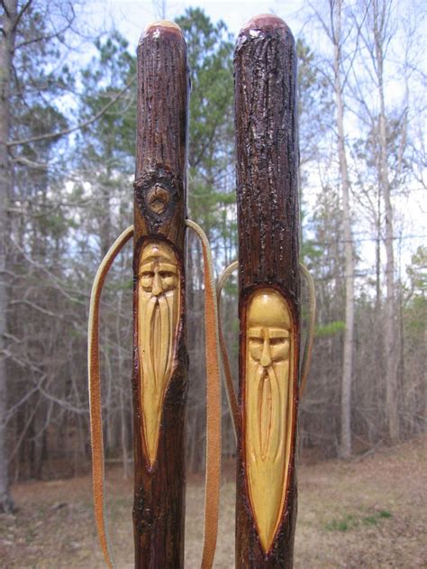 images  walking sticks diy  pinterest broom handle big country  hand carved