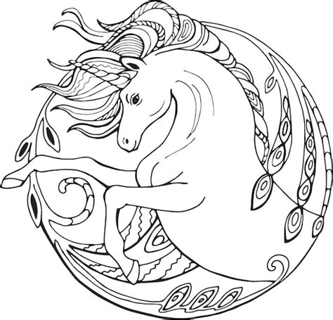unicorn coloring pages  adults  printable coloring etsy canada