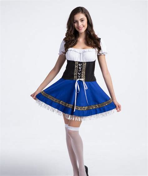 Germany Beer Carnaval Festival October Dirndl Skirt Dress