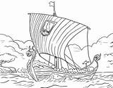 Vikingo Longship Barco Navio Vikings Colorear Langskip Coloriages Hachas Colorironline sketch template