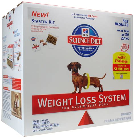hills science diet weight loss system starter kit small breed