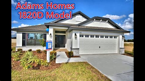 adams homes  model youtube