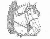 Coloring Clydesdale Horse Pages Designlooter 796px 36kb 1004 Template sketch template