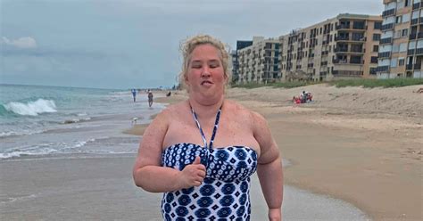 Mama June Jogs Along The Beach In Swimsuit After Arrest For Crack