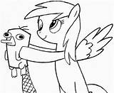Coloring Derpy Pages Popular Hooves sketch template