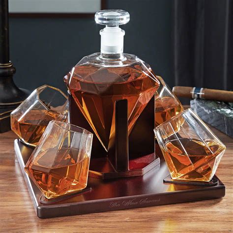 diamond whiskey decanter set walmartcom walmartcom