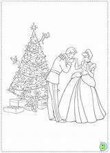 Christmas Coloring Princess Pages Disney Colouring Print Part Dinokids Close Coloringhome Comments sketch template