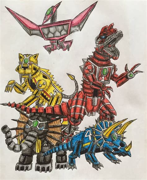 mmpr zords part   bozzerkazooers  deviantart