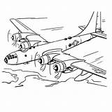 Vliegtuigen Bommenwerper Kleurplaten Vliegtuig Leukvoorkids Drones sketch template