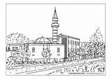 Ahmed Sultan Moskee sketch template