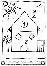 Preschoolers sketch template