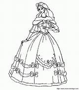Coloring Pages Dress Prom sketch template