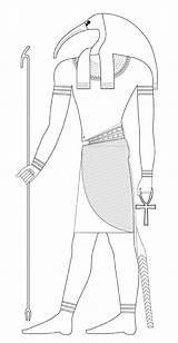 Thot Colorare Disegni Thoth Egizi Egito Egipto Anubi Supercoloring Divinità Egipcio Egipcios Facili Antigo Kolorowanki Anubis ägyptische Egípcia Dioses Horus sketch template