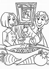 Coloring Pages Cooking Disney Remy Ratatouille Kids Colouring Printable Linguini Cartoon Watching Color Drawing Sheets Printables 4kids Adults Books Print sketch template