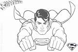 Coloring Pages Superman Super Printable Flying Hero Superhero Kids Color Heroes sketch template