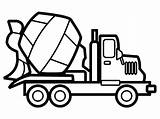 Truck Cement Coloring Pages Drawing Colouring Drawings Cars Car Trucks Coloringpages4u Loads Mack Lorry Kids Lifted Chose Google Clipartmag Template sketch template