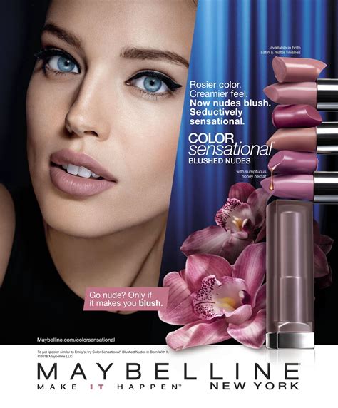 maybelline cosmetic advertising color sensational  images maybelline cosmetics