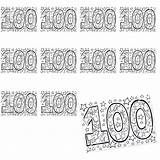 100th Coloring School 36ct Pages Icon Email Twitter Item Partycity sketch template