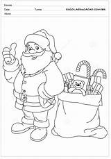 Santa Claus Weihnachtsmann Colouring Colorear Papai Navidad Babbo Pere Novas Conquistas Coloringhome Sled Lusso Sicurezza Sede sketch template