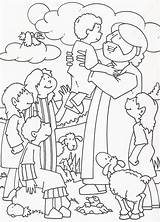 Sunday School Coloring Pages Bible Kids Para Van Jezus Kleurplaat Kinderen Colorir Kleurplaten Bijbel Desenhos Preschool Children Lessons Come Let sketch template