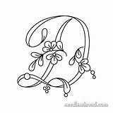 Embroidery Monogram Floral Script Hand Needlenthread Letters Patterns Alphabet Choose Board Letter Visit sketch template