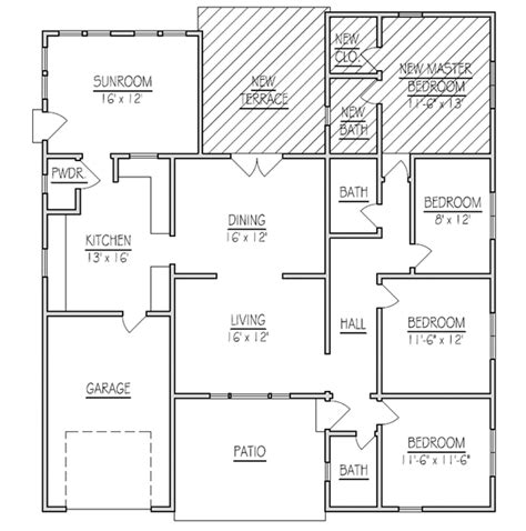 home addition floor plans ideas design solution  rear addition
