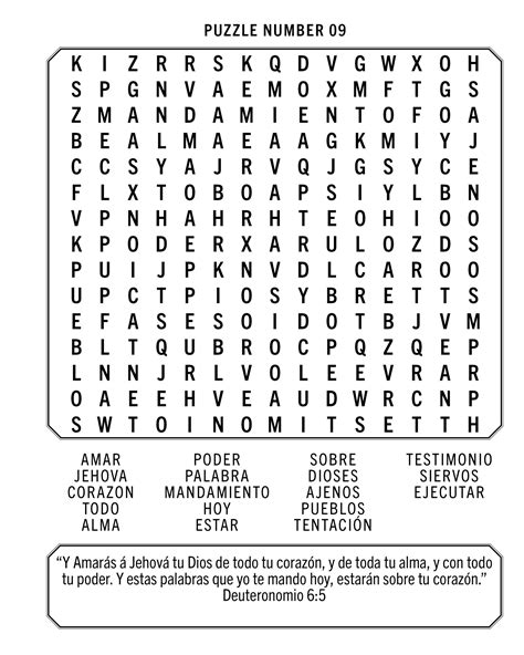 word search  spanish printable printable word searches