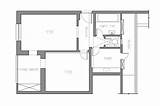 Floor Apartment Bachelor Plans Pad Small Plan Modern Renovation Before Aviv Tel Compact Bathroom sketch template