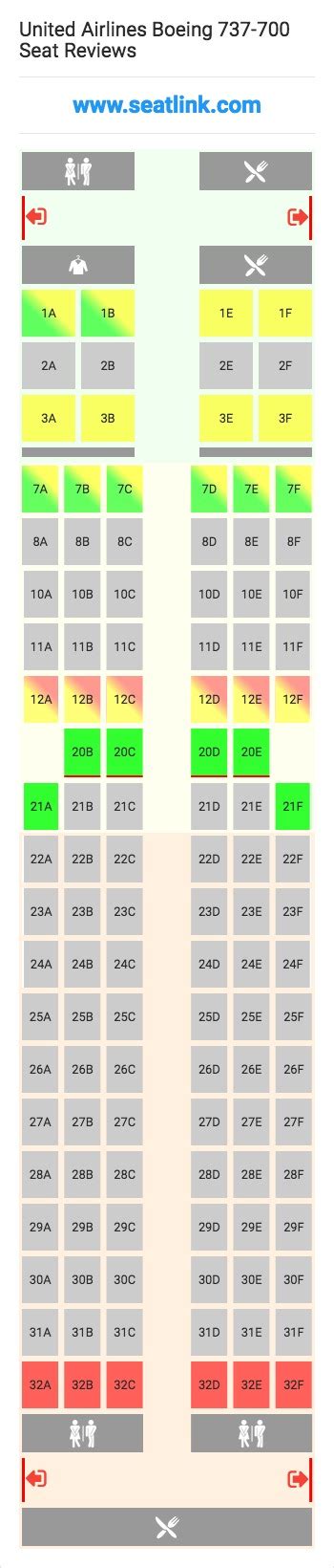 Seat Map Boeing 737 900 United Airlines Best Seats In Plane Gambaran