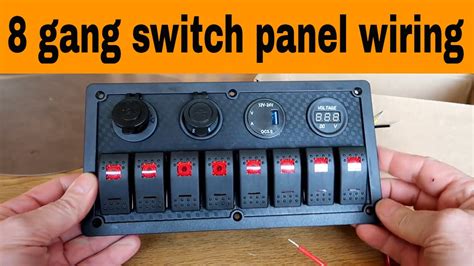 wire  switch panel  gang waterproof car auto boat marine led rocker youtube