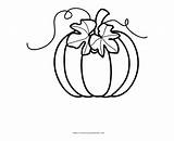Pumpkin Clipart Coloring Cute Clip Library sketch template