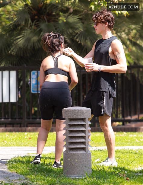 Camila Cabello Sexy Takes A Stroll With Shawn Mendes In Beverly Hills