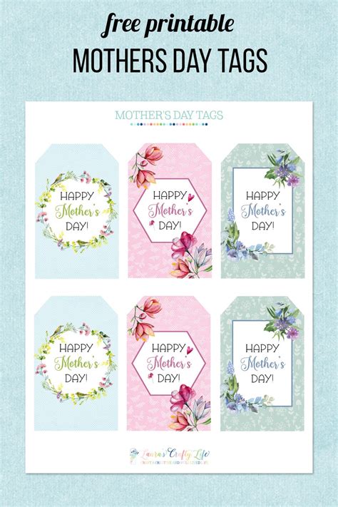 printable mothers day tags