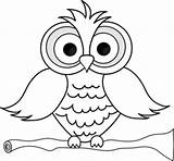 Cartoon Owl Clipart Owls Library Clip Coloring Pages sketch template