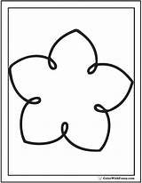 Coloring Shape Flower Pages Shapes Color Printable Fun Print Colorwithfuzzy sketch template