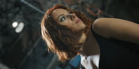 Scarlett Johansson As Black Widow In Two Clips For The