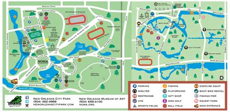 map  orleans city park