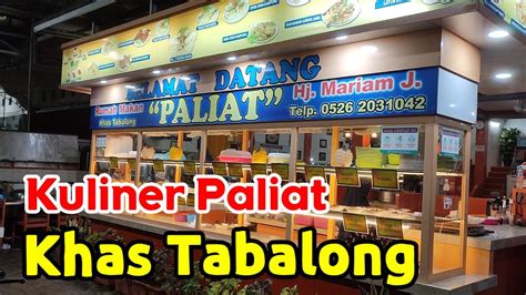 rumah makan paliat khas tanjung tabalong youtube