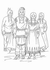 Coloring Native Indianer Indios Indianen Kleurplaat Colorare Malvorlage Indiani Indien Nez Perce Indian Indians Indiens Ausdrucken Tribus Ausmalbild Grote Disegni sketch template