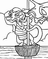 Eiland Krawk Neopets Pirati Insel Disegni Malvorlage Enfants Coloriages Animierte Ausmalbilder Malvorlagen Colorier Piraten Cartoni Animati Colorare Animaatjes Serie sketch template