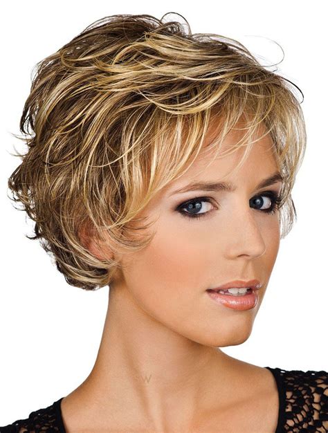 Preferential Blonde Wavy Short Human Hair Wigs 100 Human