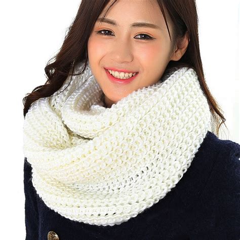winter cable ring scarf women infinity scarves winter warm women s nice