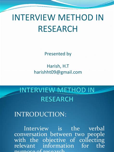 interview method  research interview focus group